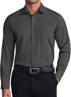 COOFANDY Dress Shirts Wrinkle Free Long Sleeve Button Down Shirt Business Shirts