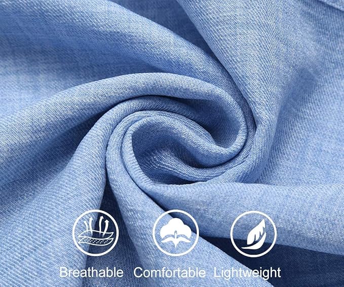 COOFANDY Men's Casual Button Down Shirts Short Sleeve Textured Summer Beach Shirt