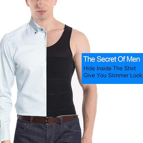 COOFANDY Men's Compression Tank Top Slimming Body Shaper Sleeveless Undershirt
