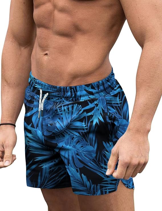 COOFANDY Men's Swim Trunks Quick Dry Board Shorts Swimsuit Swimwear Bathing Suit