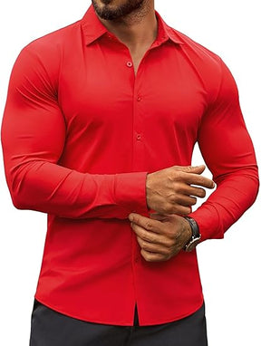 COOFANDY Muscle Fit Dress Shirts Button Down Shirts
