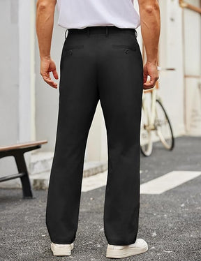 COOFANDY Mens Casual Pants Cotton Classic Fit Stretch Chino Pant Khaki Lightweight Work Dress Slacks