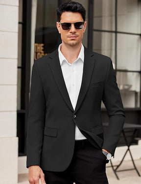 COOFANDY Men's Casual Blazer Slim Fit Lightweight Sport Coats One Button Suit Jacket Dress Blazer Jackets