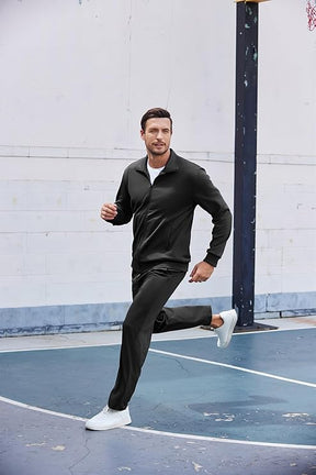COOFANDY Men's Tracksuits Casual Sweatsuit 2 Piece Full Zip Athletic Jogging Suit Sets Sport Sweat Suit