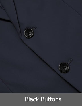 COOFANDY Men's Casual Regular Fit Blazer Jacket Two Button Suit Jackets Lightweight Sport Coat Navy Blue 38