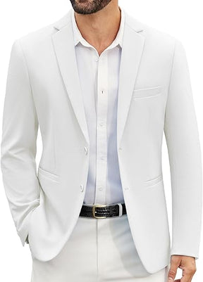 COOFANDY Men's Casual Blazer Slim Fit Suit Jackets Two Button Lightweight Knit Sport Coat