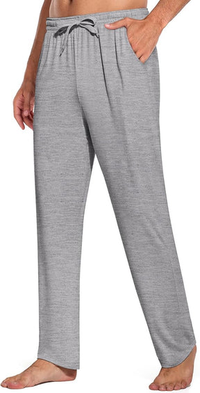 COOFANDY Men's Open Bottom Sweatpants Casual Yoga Pants Lightweight Jogger Lounge Pants with Pockets