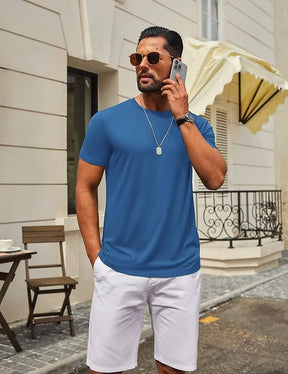 COOFANDY Men's T-Shirts Short Sleeve Crew Neck T Shirts Casual Classic Basic Tee Shirts