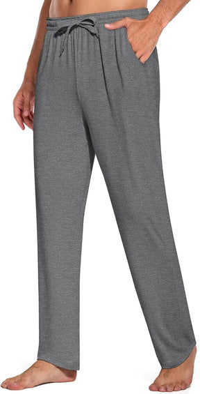 COOFANDY Men's Open Bottom Sweatpants Casual Yoga Pants Lightweight Jogger Lounge Pants with Pockets