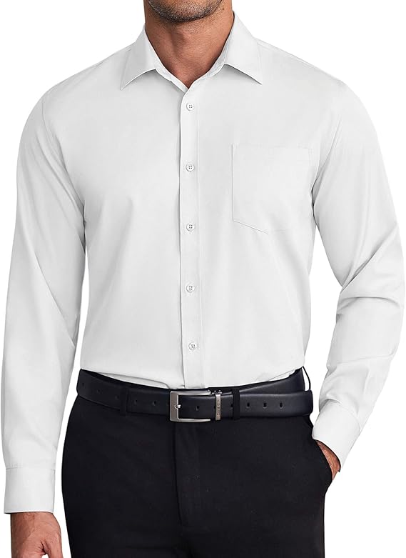 COOFANDY Dress Shirts Wrinkle Free Long Sleeve Button Down Shirt Business Shirts
