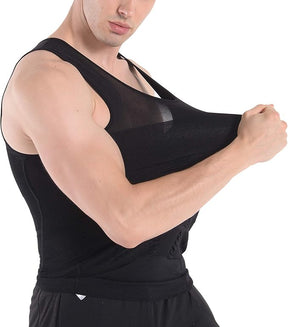 COOFANDY Men's Compression Tank Top Slimming Body Shaper Sleeveless Undershirt