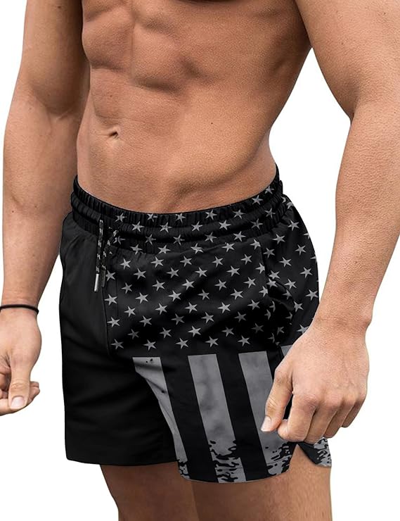 COOFANDY Men's Swim Trunks Quick Dry Board Shorts Swimsuit Swimwear Bathing Suit