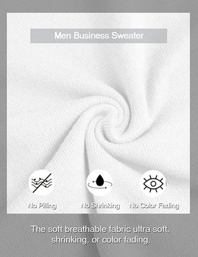COOFANDY Men's Dress Crew Neck Sweater Lightweight Sweatshirts Knitted Pullover Casual Fashion Long Sleeve Sweater
