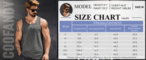 COOFANDY Mens Cotton Tank Tops Summer Beach Sleeveless Muscle Shirts Gym Workout Running Tank Shirt Pack White L