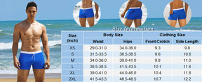COOFANDY Men's Square Leg Swim Briefs Tight Swim Trunks Swimsuit Athletic Bathing Suit Swimwear with Liner