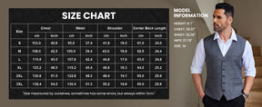COOFANDY Men Casual Suit Vest Formal Dress Vest Slim Fit Waistcoat Business Wedding