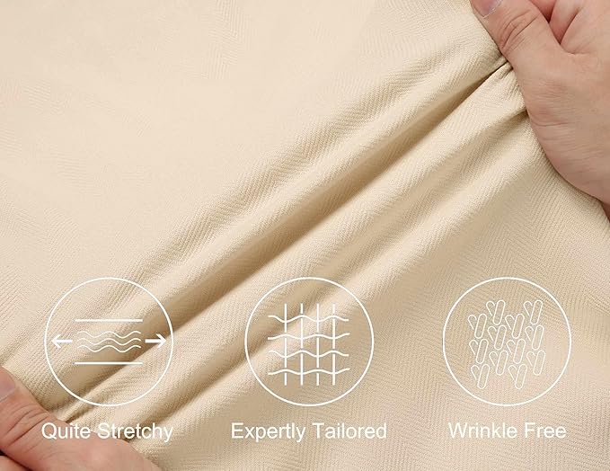 COOFANDY Mens Long Sleeve Button Down Wrinkle Free Untucked Casual Dress Shirt for Men