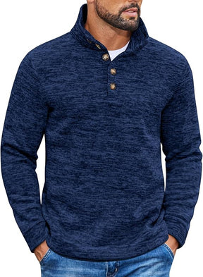 COOFANDY Men's Casual Slim Fit Pullover Sweater Knitted Thermal Sweatshirt