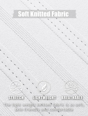 COOFANDY Mens Knit Polo Shirts Short Sleeve Textured Button Down Polo Shirt Cuban Guayabera Summer Beach Shirts
