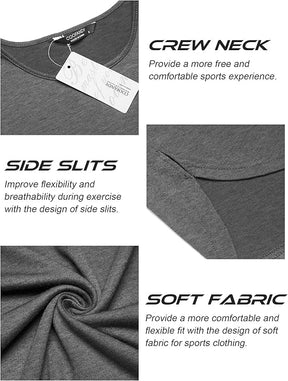COOFANDY Men's 3 Pack Workout Tank Tops Sleeveless Gym Shirts Bodybuilding Fitness Muscle Tee Shirts