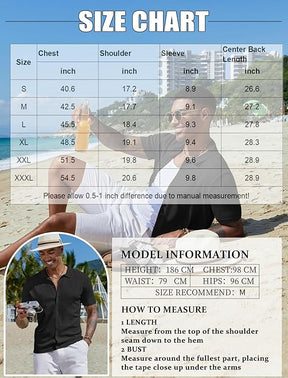 COOFANDY Men Casual Button Down Shirts Short Sleeve Summer Beach Shirt Fashion Camp Tops
