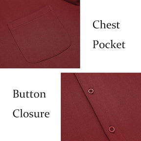 COOFANDY Men's Casual Button Down Shirts Short Sleeve Regular Fit Untucked Dress Shirts Knit Textured