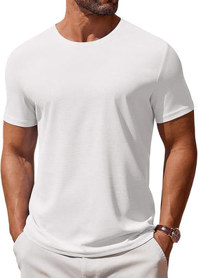 COOFANDY Men's T Shirt Short Sleeve Crew Neck T-Shirt Casual Summer Classic Basic Tee Shirts