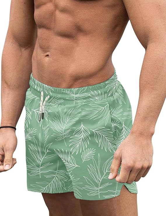 COOFANDY Men's Swim Trunks Quick Dry Board Shorts Swimsuit Swimwear Bathing Suit