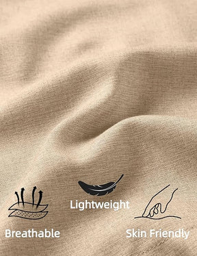 COOFANDY Mens Summer Beach Shorts Casual Elastic Waist Drawstring Short Vacation Shorts with Pockets