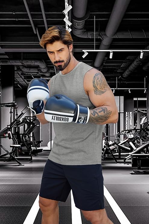 COOFANDY Mens Workout Tank Tops Cotton 3 Pack Soft Gym Muscle Shirt Sleeveless Classic T Shirts