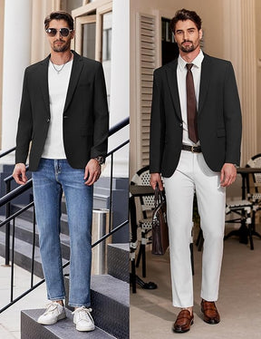 COOFANDY Men's Casual Blazer Slim Fit Lightweight Sport Coats One Button Suit Jacket Dress Blazer Jackets