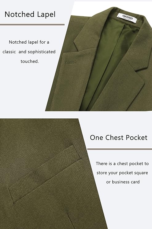 COOFANDY Men's Casual Blazer One Button Sport Coat Slim Fit Lightweight Suit Blazer Jacket