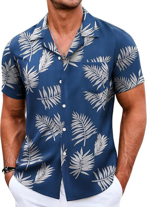 COOFANDY Mens Hawaiian Shirt Short Sleeve Casual Funky Beach Shirt Summer Shirts with Pocket