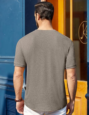 COOFANDY Mens T-Shirts Summer Crew Neck Casual T Shirts Plain Short Sleeve Shirts Basic Tees