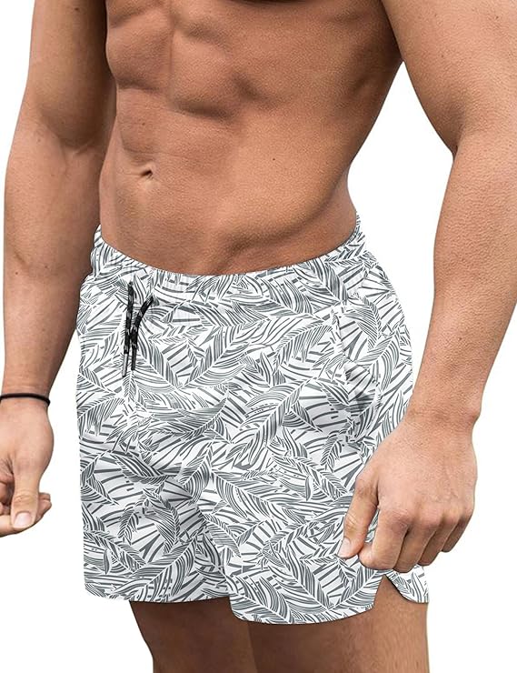 COOFANDY Men's Swim Trunks Quick Dry Board Shorts Swimsuit Swimwear Bathing Suit