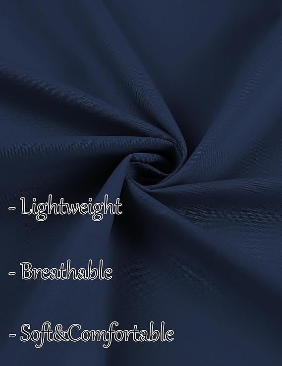 COOFANDY Mens Dress Shirts Short Sleeve Lightweight Wrinkle Free Untucked Button Down Shirt