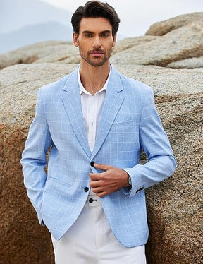 COOFANDY Men's Blazer Casual Slim Fit Sport Coats Two Button Lightweight Suit Jacket