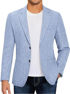 COOFANDY Mens Casual Blazer Sport Coat Lightweight Two Button Business Suit Jackets