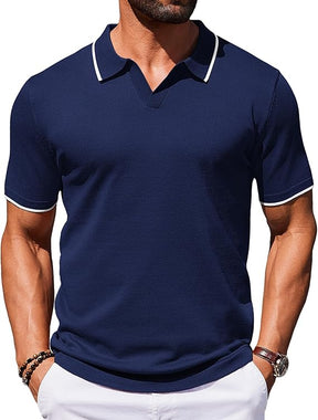 COOFANDY Polo Shirts Short Sleeve Knit Polo Shirt Golf T Shirts