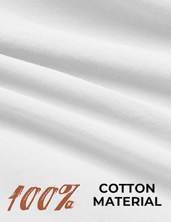 COOFANDY Mens Western Cowboy Shirt Long Sleeve Cotton Button Down Work Shirts with Pockets