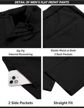 COOFANDY Men's Suits 2 Piece Slim Fit Suit Set 2 Button Lightweight Casual Knit Blazer Suit Jacket Pants
