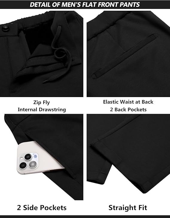 COOFANDY Men's Suits 2 Piece Slim Fit Suit Set 2 Button Lightweight Casual Knit Blazer Suit Jacket Pants