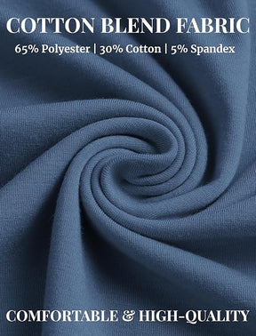 COOFANDY 2 pack Cotton Long Sleeve T Shirts Gym Shirts
