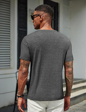 COOFANDY Men's T Shirts Short Sleeve Soft Crew Neck Lightweight Tee Shirts Casual Summer Basic Tops