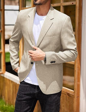 COOFANDY Men's Blazer Casual Slim Fit Sport Coats Two Button Lightweight Suit Jacket