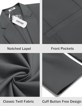 COOFANDY Men Casual Blazer Sport Coats Slim Fit Lightweight Business Two Button Suit Jackets