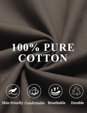 COOFANDY Men's Herringbone Blazer Slim Fit Cotton Sport Coats Two Buttons Casual Suit Jacket