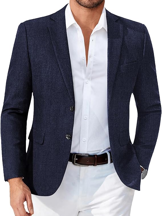 COOFANDY Men's Blazer Casual Sport Coats Two Buttons Lightweight Suit Jacket
