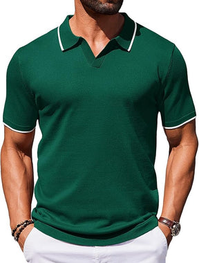 COOFANDY Polo Shirts Short Sleeve Knit Polo Shirt Golf T Shirts