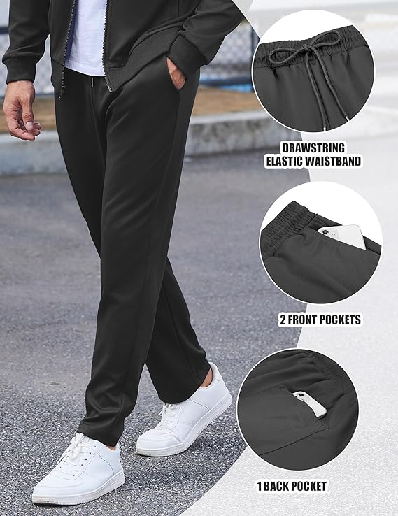 COOFANDY Men's Tracksuits Casual Sweatsuit 2 Piece Full Zip Athletic Jogging Suit Sets Sport Sweat Suit